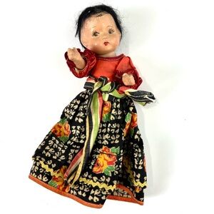 Gypsy Rose Hungary Sonya Russia 1939 NY Worlds Fair doll jointed Composition 9”